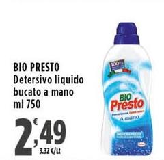 Bio Presto - Detersivo Liquido Bucato A Mano