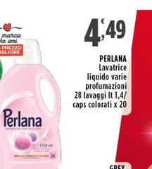 Perlana - Lavatrice Liquido Varie Profumazioni