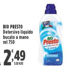 Bio Presto - Detersivo Liquido Bucato A Mano