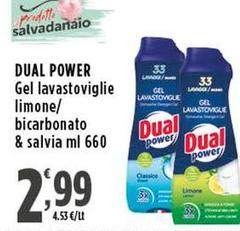 Dual - Gel Lavastoviglie Limone