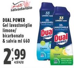 Dual Power - Gel Lavastoviglie Limone