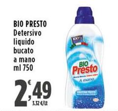 Bio Presto - Detersivo Liquido Bucato A Mano