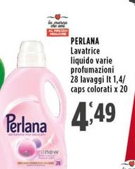 Perlana - Lavatrice Liquido Varie Profumazioni