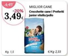 I preferiti - Crocchette Cane I Preferiti Junior Vitello/pollo
