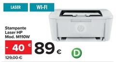 HP - Stampante Laser  Mod. M110W