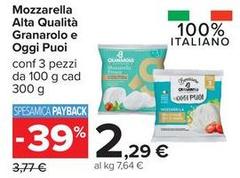 Granarolo - Mozzarella Alta Qualità  E Oggi Puoi
