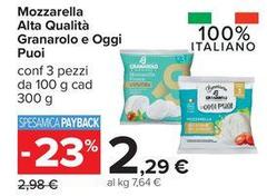 Granarolo - Mozzarella Alta Qualità  E Oggi Puoi