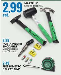 Martelli - Porta Inserti Snodabile