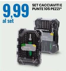 Set Cacciaviti E Punte 105 Pezzi