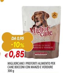 Migliorcane - I Preferiti Alimento Per Cane Bocconi Con Manzo E Verdure
