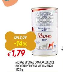 Monge - Special Dog Excellence Bocconi Per Cani Maxi Manzo