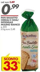 Mulino Bianco - Pan Bauletto Cereali E Soia/Integrale