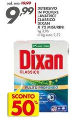 Dixan - Detersivo In Polvere Lavatrice Classico