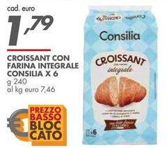 Consilia - Croissant Con Farina Integrale  X 6