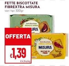 Misura - Fette Biscottate Fibrextra
