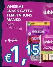 Whiskas -  Snack Gatto Temptations