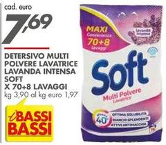 Soft - Detersivo Multi Polvere Lavatrice Lavanda Intensa  X 70+8 Lavaggi
