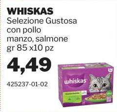 Whiskas - Selezione Gustosa Con Pollo Manzo, Salmone