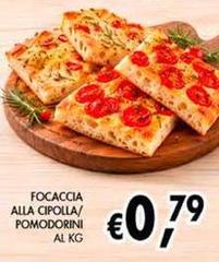 Focaccia Alla Cipolla/ Pomodorini