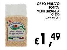 Bontà mediterranea - Orzo Perlato
