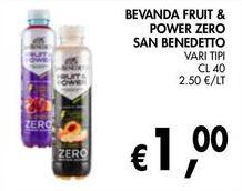 San Benedetto - Bevanda Fruit & Power Zero