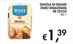 De Cecco - Semola Di Grano Duro Rimacinata