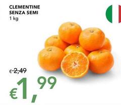 Clementine Senza Semi
