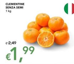 Clementine Senza Semi