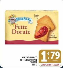 Mulino Bianco - Fette Biscottate Dorate