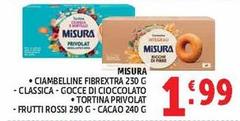 Misura - Ciambelline Fibrextra
