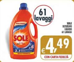 Sole - Detersivo Liquido