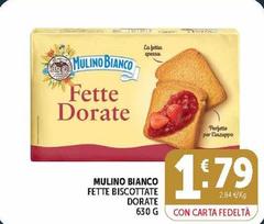 Mulino Bianco - Fette Biscottate Dorate