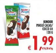 Kinder - Pinguì Cacao/ Cocco X4