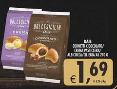 Dais - Cornetti Cioccolato/ Crema Pasticcera/ Albcocca/ciliegia