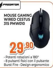 Mouse Gaming Wired Cestus 315 Pmw010