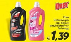 Over - Detersivo Per Capi Delicati Lana/Colorati/Neri 16 Lavaggi