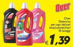 Over - Detersivo Per Capi Delicati Lana/Colorati/Neri