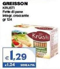 Griesson - Krusti Fette Di Pane Integr. Croccante