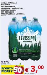 Levissima - Acqua Minerale Naturale Oligo/Minerale /A naturliches Mineralwasser