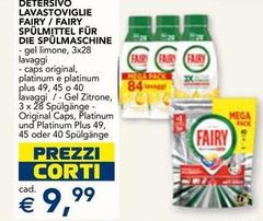 Fairy - Detersivo Lavastoviglie / Spúimittel