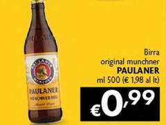Paulaner - Birra Original Munchner