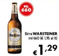 Warsteiner - Birra