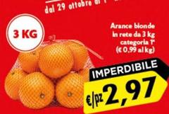 Arance Blonde In Rete Da 3 Kg Categoria 1*