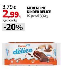 Ferrero - Merendine Kinder Delice