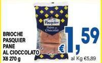 Pasquier - Brioche Pane Al Cioccolato