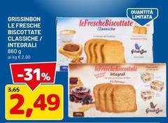 Grissin bon - Biscottate Classiche/ Integrali