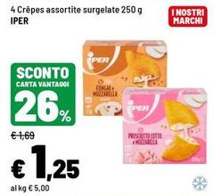 Iper - 4 Crêpes Assortite Surgelate