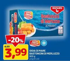 Gioia di mare - Bastoncini Di Merluzzo