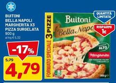 Buitoni - Bella Napoli Margherita X3 Pizza Surgelata