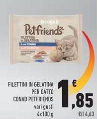 Conad - Filettini In Gelatina Per Gatto Petfriends